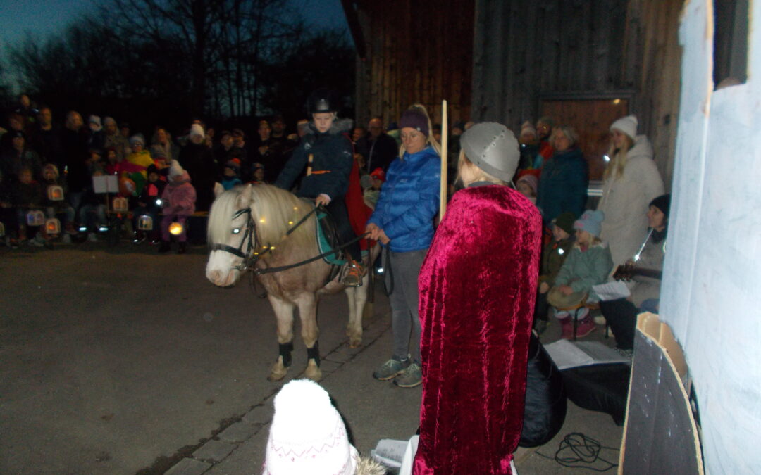 St. Martin ritt durch Schnee und Wind…
